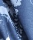 卒業式着物[シンプル古典柄]濃紺にグレーの藤と松のシルエット、白牡丹と梅No.108